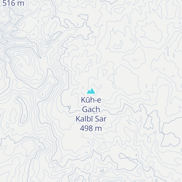 Map of Kūh-e Gach Kalbī Sar