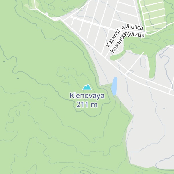 Map of Klenovaya