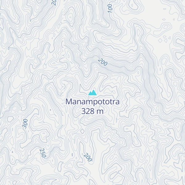 Map of Manampototra