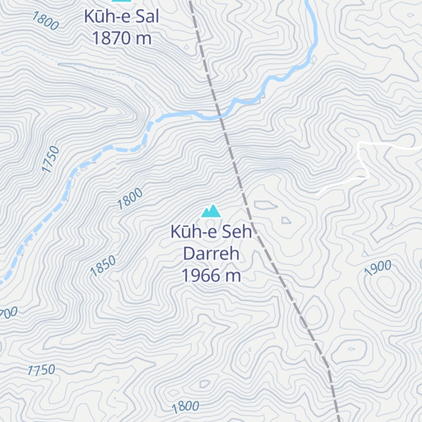 Map of Kūh-e Seh Darreh