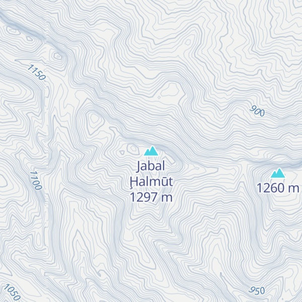 Map of Jabal Ḩalmūt
