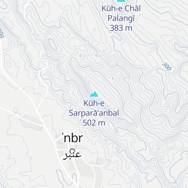 Map of Kūh-e Sarparā‘anbal