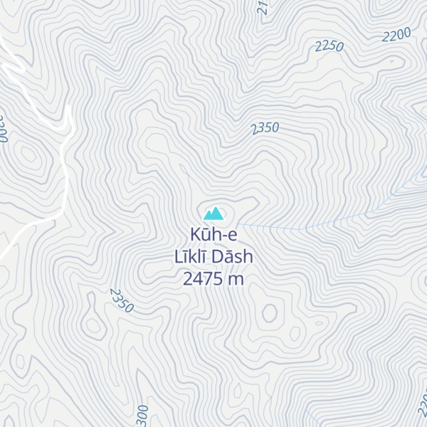 Map of Kūh-e Līklī Dāsh