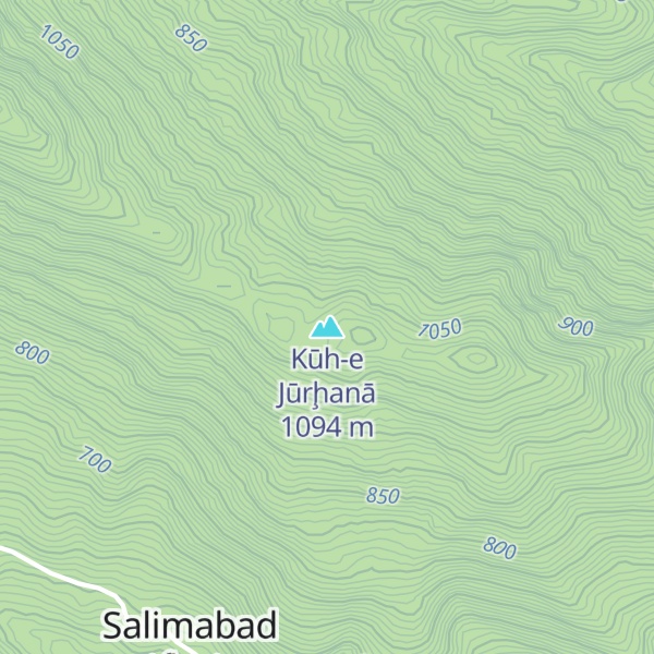 Map of Kūh-e Jūrḩanā