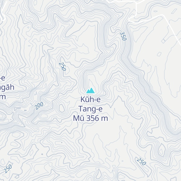 Map of Kūh-e Tang-e Mū