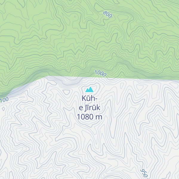 Map of Kūh-e Jīrūk