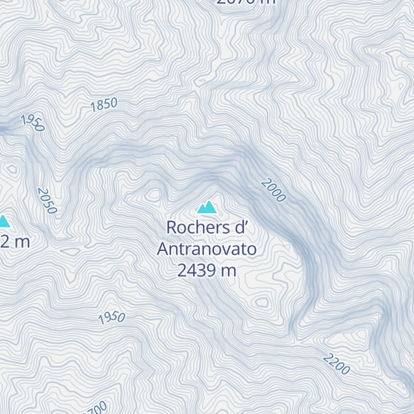 Map of Rochers d’ Antranovato