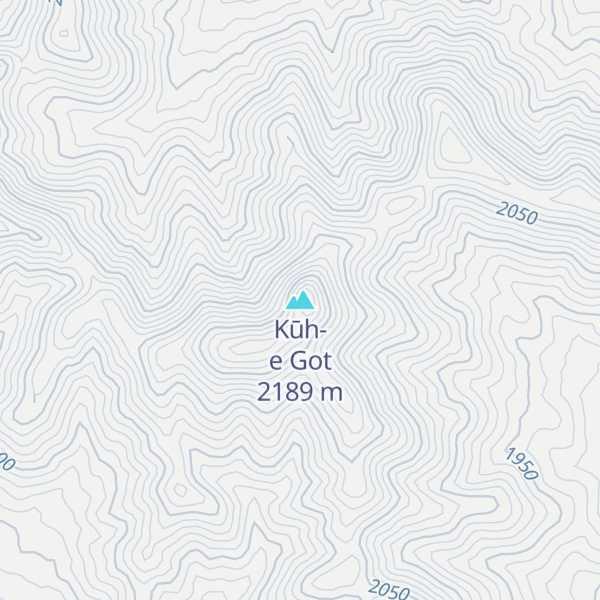 Map of Kūh-e Got