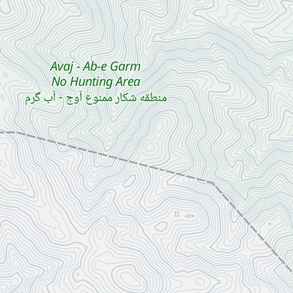 Map of Kūh-e Jangāh