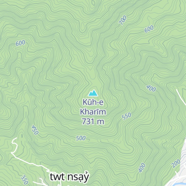 Map of Kūh-e Kharīm