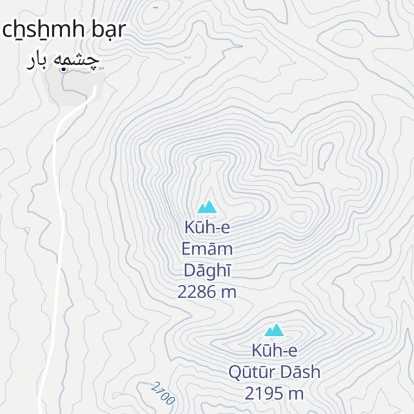 Map of Kūh-e Emām Dāghī