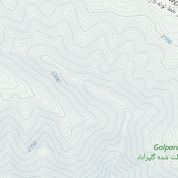 Map of Kūh-e Zard