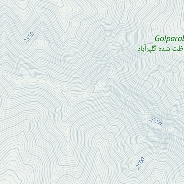 Map of Kūh-e Kamar-e Sīr