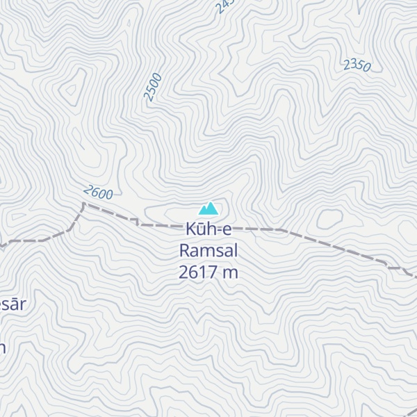 Map of Kūh-e Ramsal