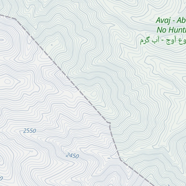 Map of Kūh-e Cherāghchū