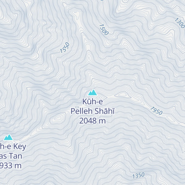 Map of Kūh-e Pelleh Shāhī