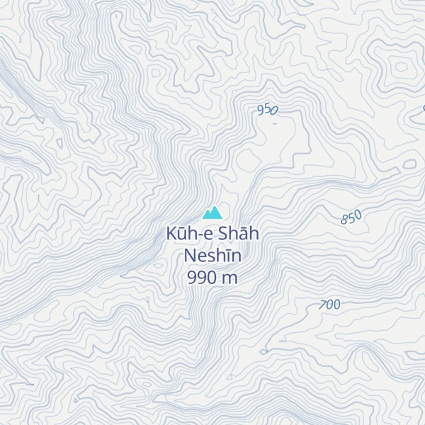 Map of Kūh-e Shāh Neshīn