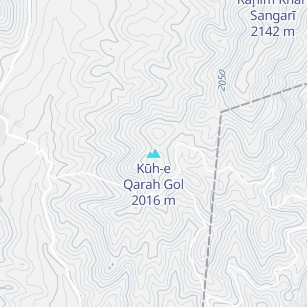 Map of Kūh-e Qarah Gol