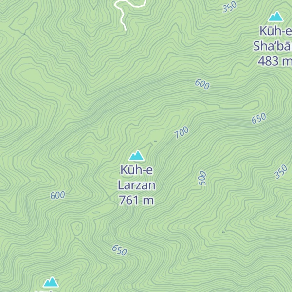Map of Kūh-e Ābeshow