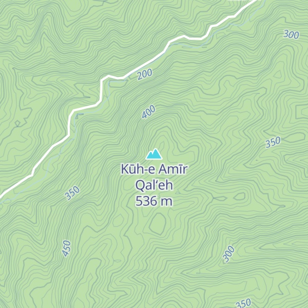 Map of Kūh-e Amīr Qal‘eh