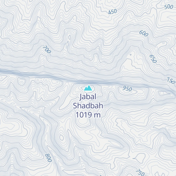 Map of Jabal Shadbah