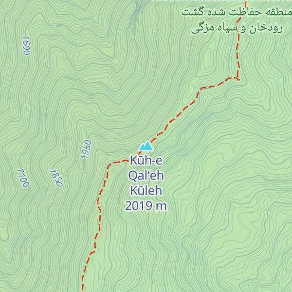 Map of Kūh-e Qal‘eh Kūleh