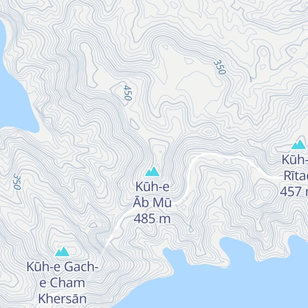 Map of Kūh-e Chandār