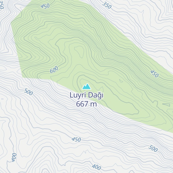 Map of Luyri Dağı
