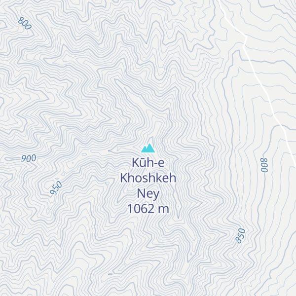Map of Kūh-e Khoshkeh Ney