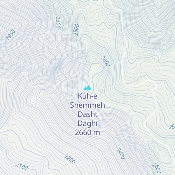 Map of Kūh-e Shemmeh Dasht Dāghī