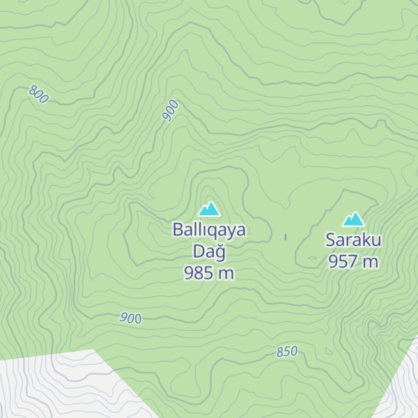 Map of Ballıqaya Dağ