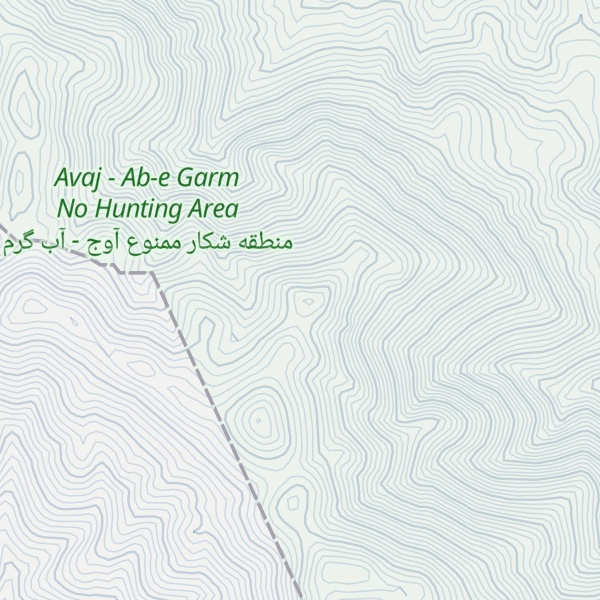 Map of Kūh-e Qāpū Qīyeh