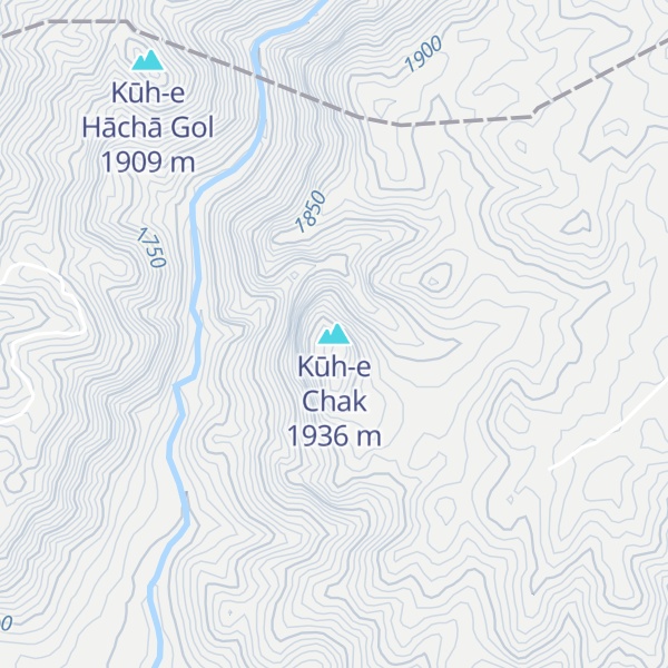Map of Kūh-e Chak