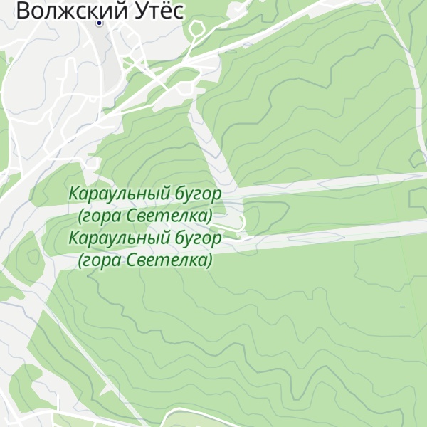 Map of Svetelka