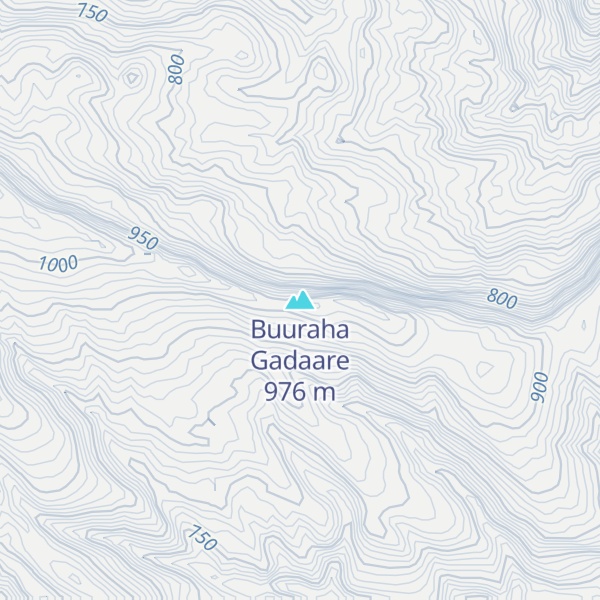 Map of Buuraha Gadaare