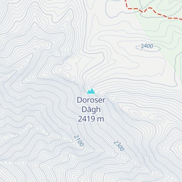 Map of Doroser Dāgh