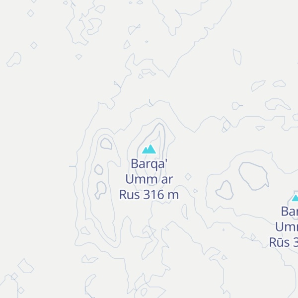 Map of Barqa' Umm ar Rus