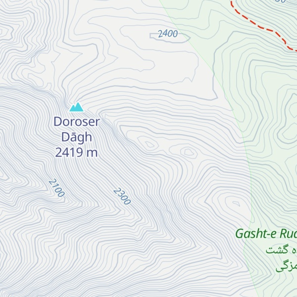 Map of Kūh-e Seh Sangān