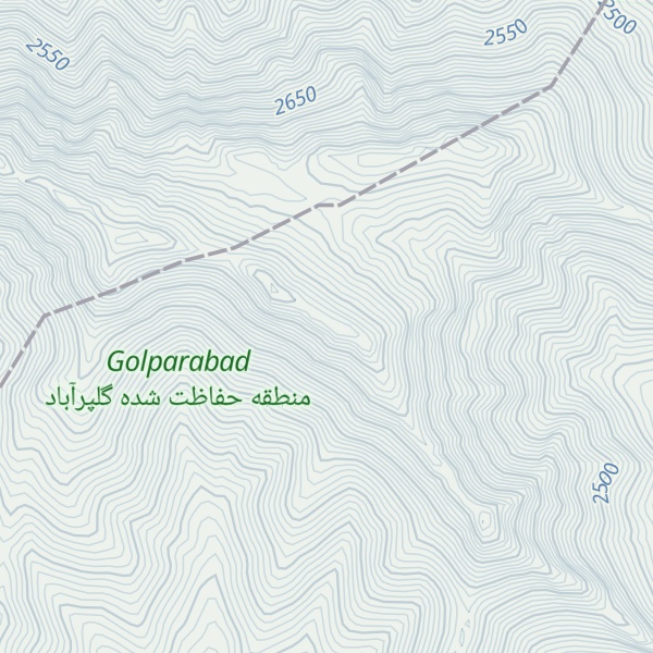Map of Kūh-e Barāftāb Garmeh