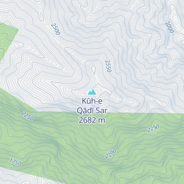 Map of Kūh-e Qādī Sar