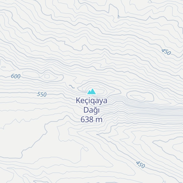 Map of Keçiqaya Dağı