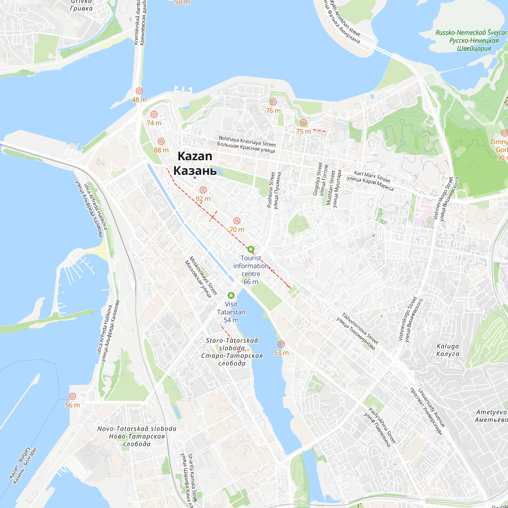 Visit Tatarstan map