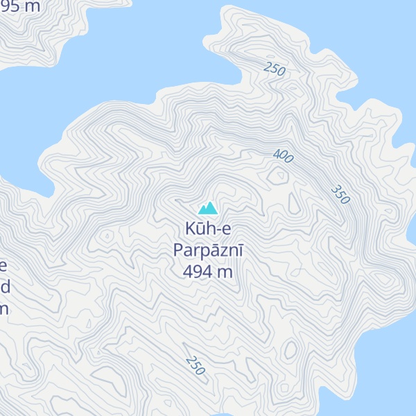Map of Kūh-e Parpāznī