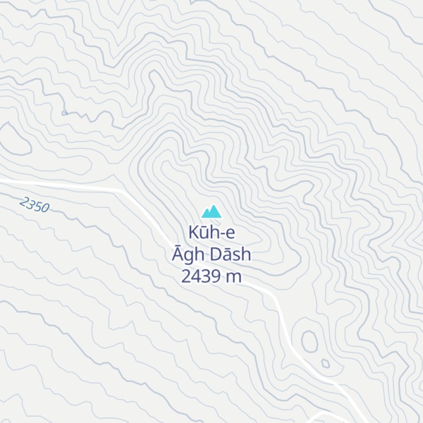Map of Kūh-e Āgh Dāsh