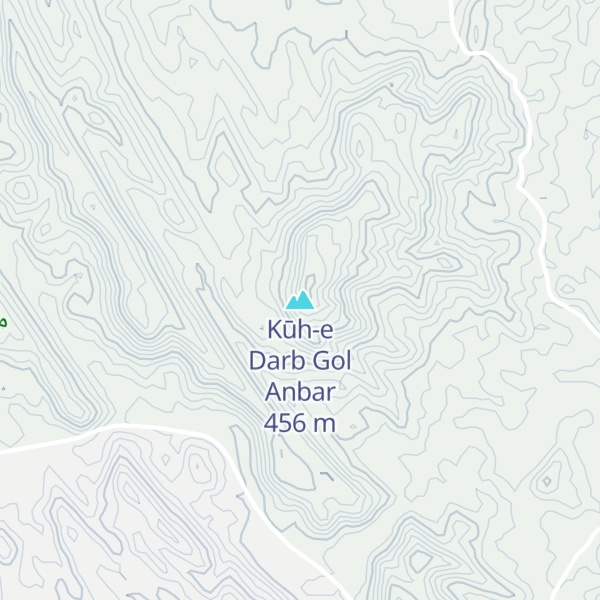 Map of Kūh-e Darb Gol Anbar