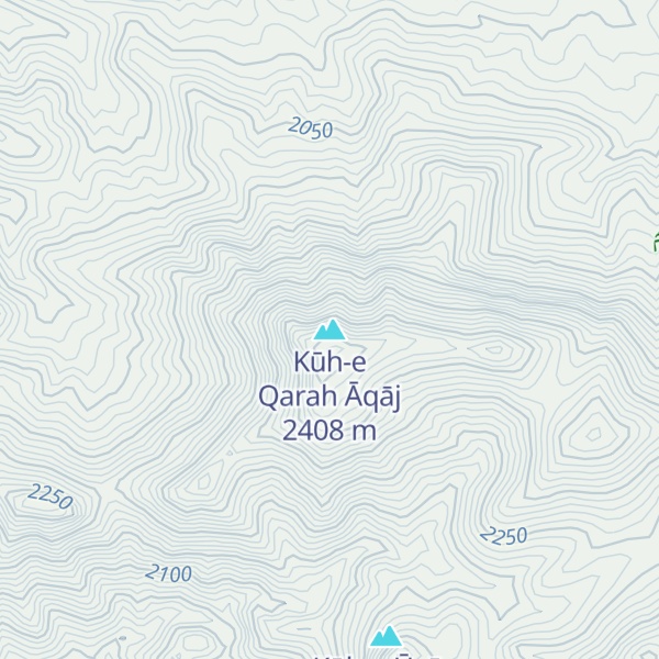 Map of Kūh-e Qarah Āqāj