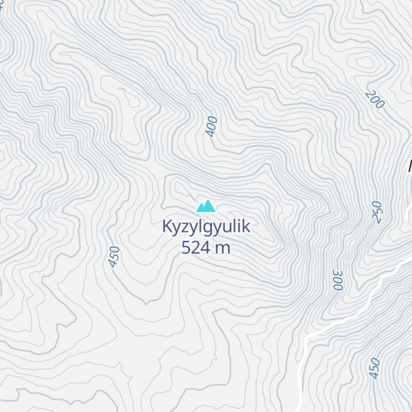 Map of Kyzylgyulik