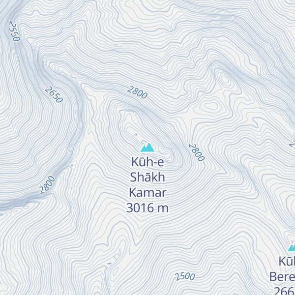 Map of Kūh-e Shākh Kamar