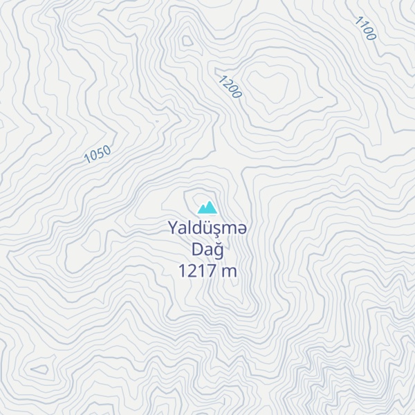 Map of Yaldüşmə Dağ