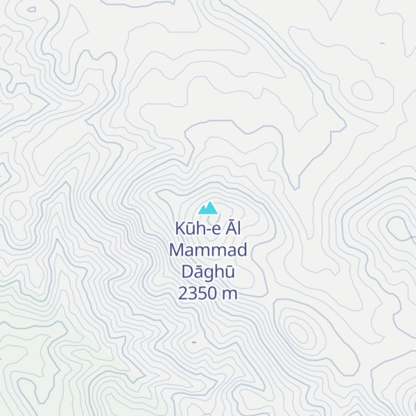 Map of Kūh-e Āl Mammad Dāghū